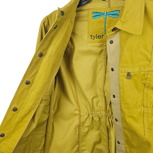 Womens 6 Jacket Corduroy Utility Fairy Grunge Mustard Indie Boho Chic Coastal - Picture 15 of 16